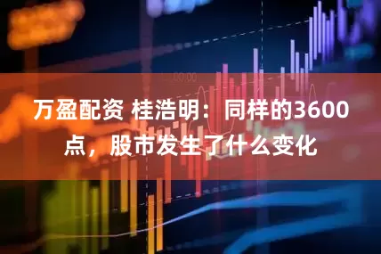 万盈配资 桂浩明：同样的3600点，股市发生了什么变化