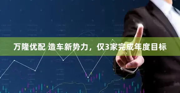 万隆优配 造车新势力，仅3家完成年度目标